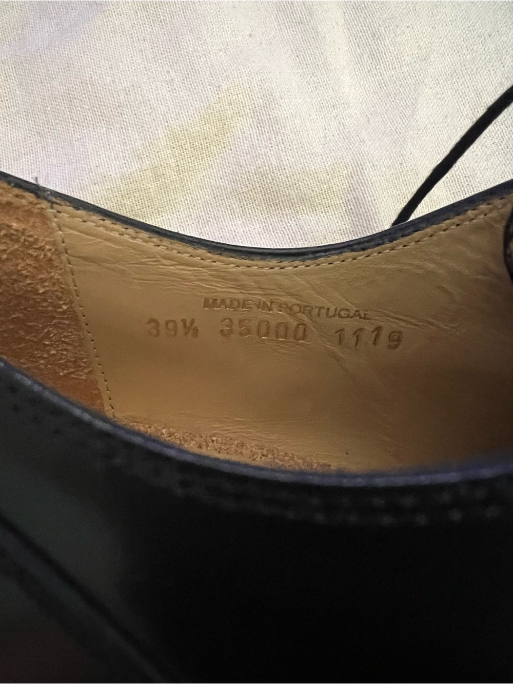 Office of Angela Scott heeled Black Leather Lace-Up Oxford (Miss Button) 39.5 - Picture 7 of 7